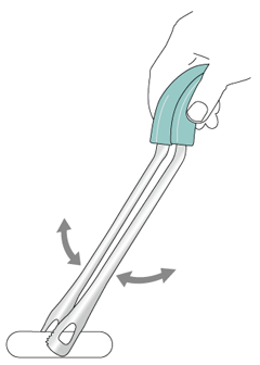 Bild 4: Zange und Stäbchen, mit den man einfach zugreifen kann