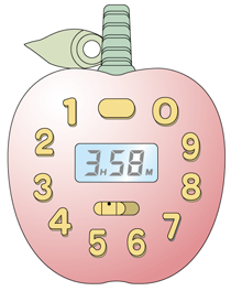 図12：アラーム設定の簡単な目覚まし時計