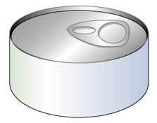 图2：大拉环的罐头