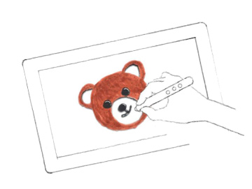 一般の部　最優秀賞　立体手書きデジタルパッド　イラスト