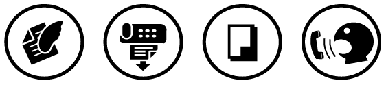 図4：絵や図の表記されたボタンの見本